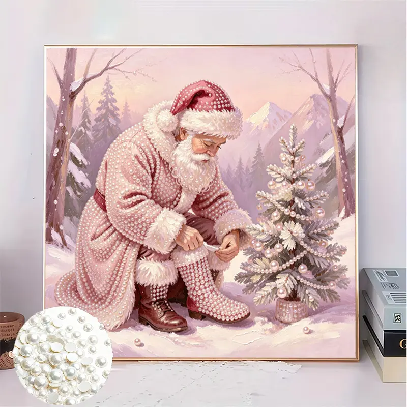 New Pearl Painting, Diy Diamond Art: 5D Diamond Mosaic Painting with Full Diamond Coverage, Flower Bouquet Silhouette, Stress-Relieving Handcrafted Gift, Frameless Bedroom Wall Decor, Perfect Gift for Holidays, Anniversaries