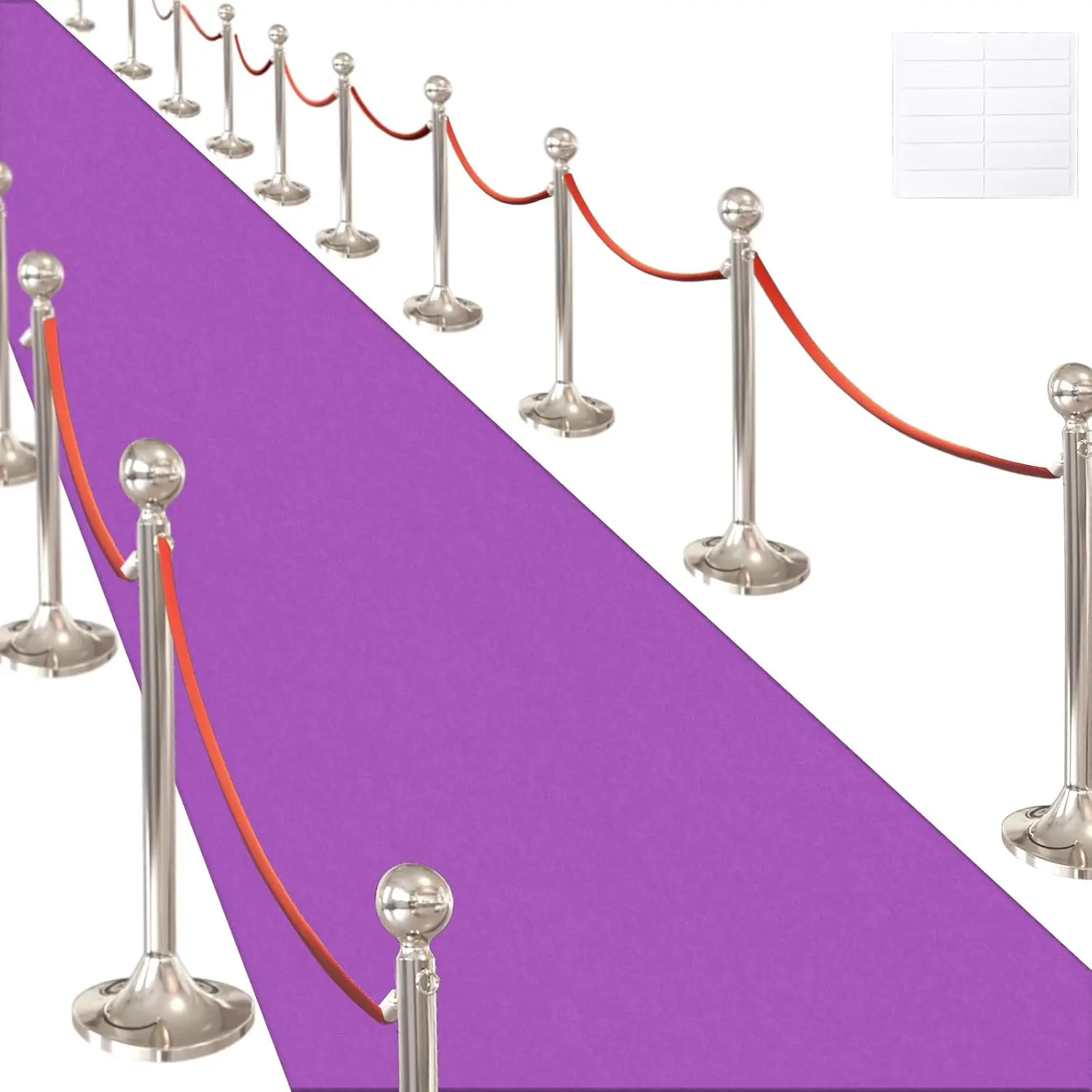 Carpet Runner for Party,140GSM 2.62FTx15FT Carpet Party Decorations, Runway Rug for Prom Felt Non-Woven Fabric,Runner for Wedding Ceremony