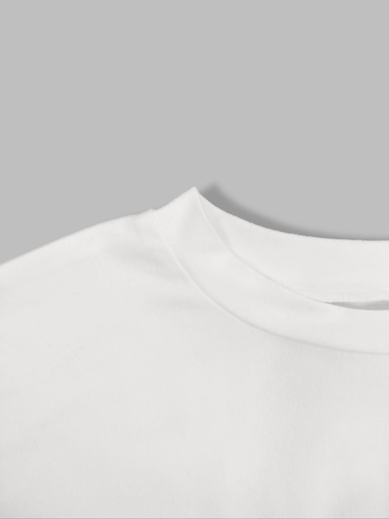 Women's Plain Batwing Sleeve Tee, Casual Fashion Minimalist  Short Sleeve T-shirt for Daily Wear, Ladies Clothes for All Seasons, Top