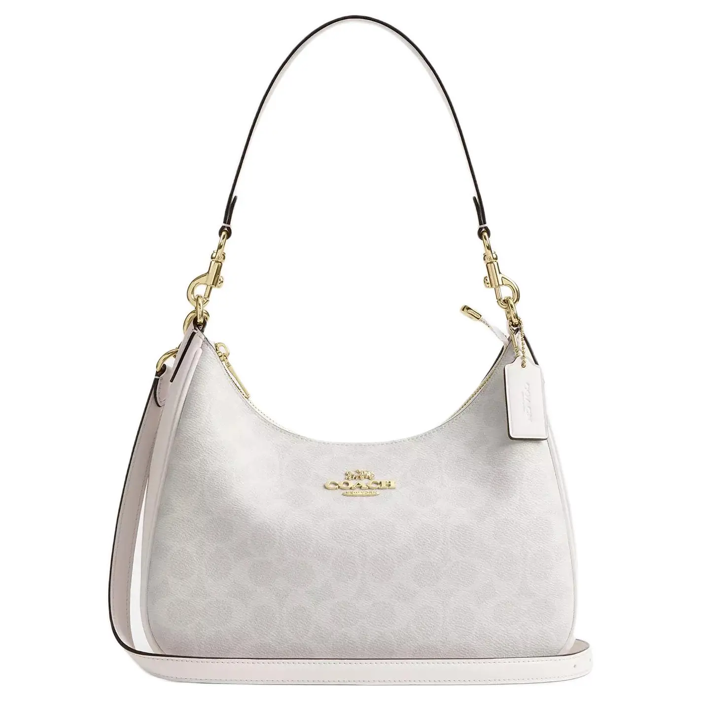 COACH Teri 29 Crossbody Bag for Women – Half-Moon Style in Chalk White