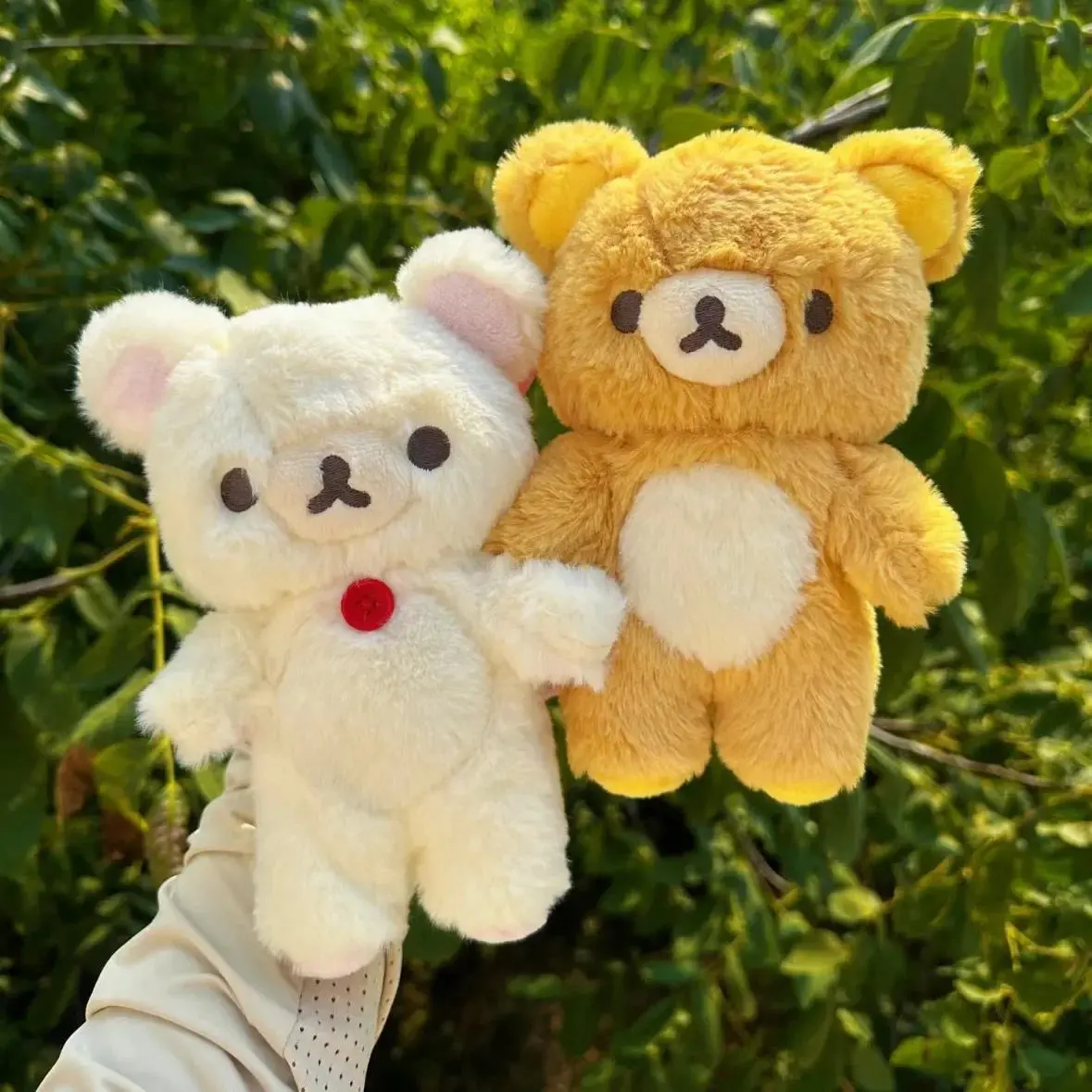20cm Lovely Rilakkuma Doll Stuffed Fluffy Korilakkuma Plushies Stuffed Anime Brown White Bear Dolls Cute Birthday Gifts Girl