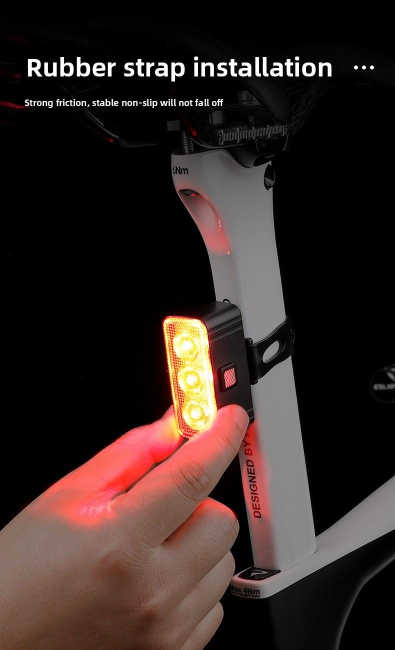 Bicycle headlights multi-functional bright long battery life waterproof night riding lights mountain bike road bike tail lights riding equipment