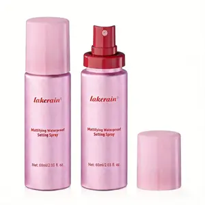 Matte Oil-Control Waterproof Setting Spray, Long-Lasting Wear, Hydrating & Moisturizing, Anti-Smudge, Fast Film-Forming, 2 Pieces, Suitable for Commute and Dates