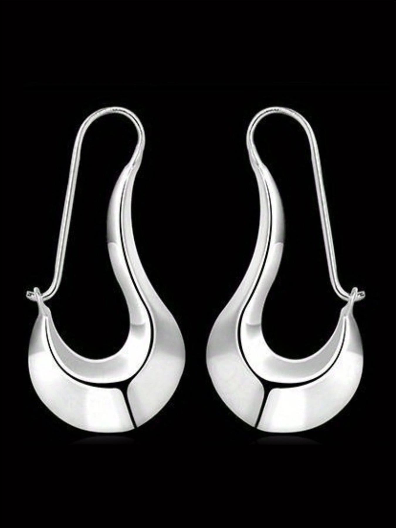 Women's Fashionable Geometric Design Dangle Earrings, Jewelry Gifts for Anniversary, Wedding and Party, Classic Fashion Accessories for Daily Wear, High Quality Earrings, Trendy Jewelry