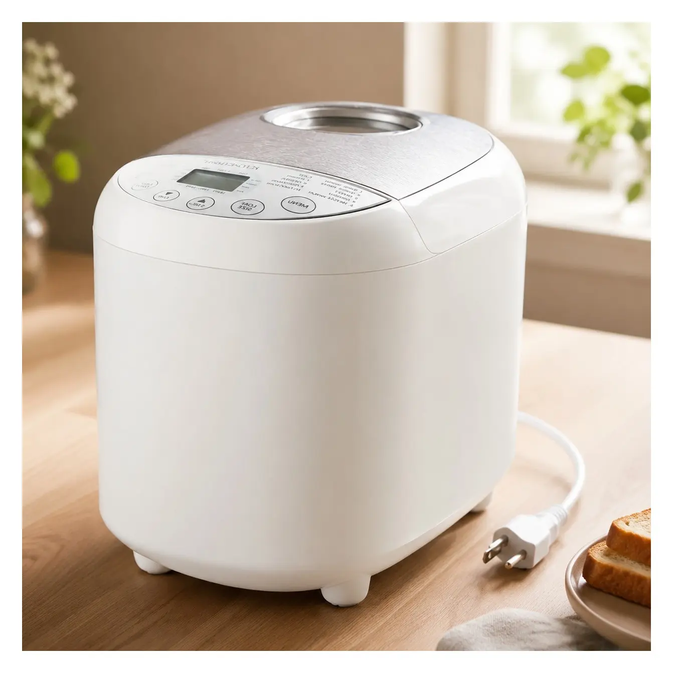 19-in-1 Bread Machine with Homemade Cycle and Gluten-Free Setting - Beginner Friendly 2LB 1.5LB 1LB White Bread Maker with Recipes and Delay TimerGift