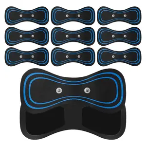 10/20pcs Electric Neck Massager Gel Pads Trainer Hip Exerciser Replacement Slimming Tens Body Massager Patch Muscle Stimulator Sticker Hydrogel Electrode Pads Accessories