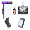 【Black Friday】Portable Bi-Color LED Selfie Fill Light with 2000 mAh Battery, USB-Rechargeable Clip-On Light for Phones and Laptops, Suitable for Selfies, Video Recording, and Video Calls