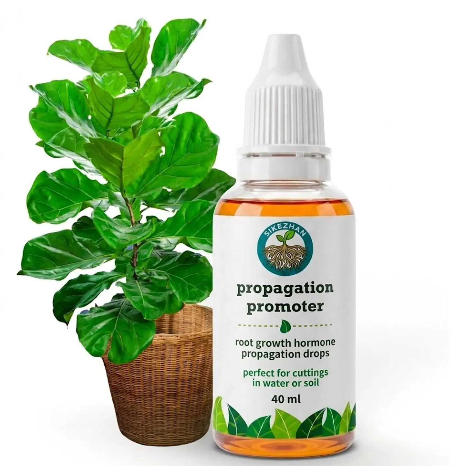Propagate Plants Like a Pro! Liquid Plant Rooting Hormone Propagation Drops (40ml). Fast Root Growth Promoter & Stimulator for Indoor Houseplants. Works Magic on Water & Soil Cuttings. Grow Healthy Roots Quickly! The Ultimate Must-Have Garden Tool.