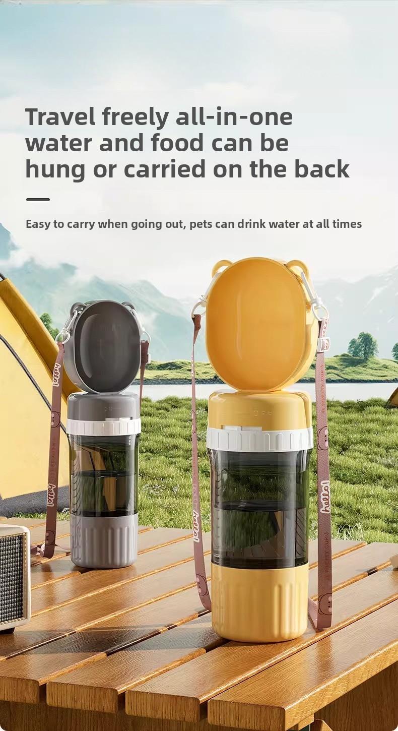 Dog Outdoor Water Bottle Portable Drinking Device Dog Water Bottle Pet Travel Cup Outdoor Drinking Pet Supplies