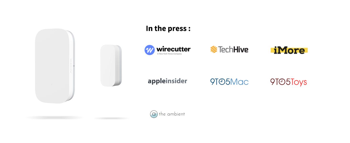 Zigbee Door and Window Sensor 3 Pack, Mini Contact Sensor, Home Automation, Requires Hub, Zigbee Connection, Kid Safety, Compatible with HomeKit, Alexa, Works with IFTTT