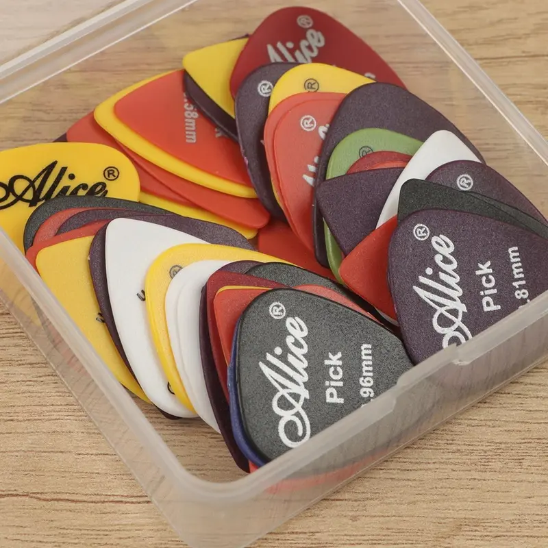 18pcs/50pcs 100D Guitar Pick Set, High-quality ABS Material Pick, Durable, Diverse Colors, Suitable for Acoustic Guitar, Electric Guitar and Bass, A Gift for Guitar Lovers, Accessories