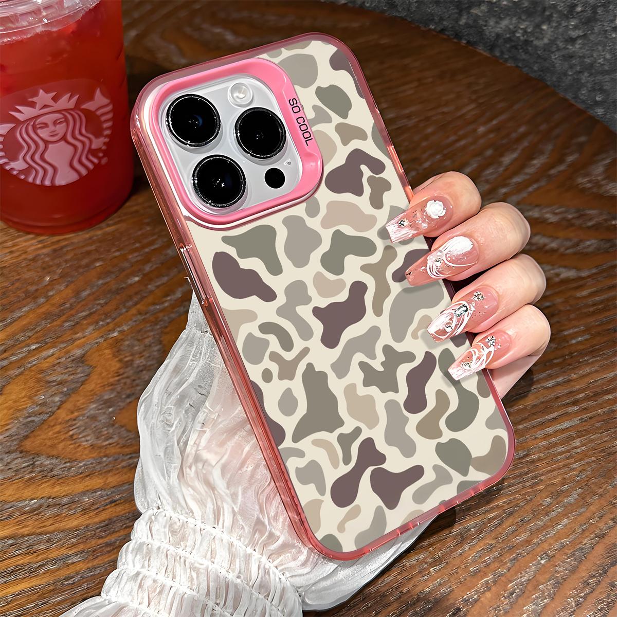 Camo Pattern Shockproof Phone Case for iPhone 7 8 X XS 11 12 13 14 15 16 17 Pro Max Plus 16E Air XR Protecitved Cover Vintage Sitka Camouflage Magsafe