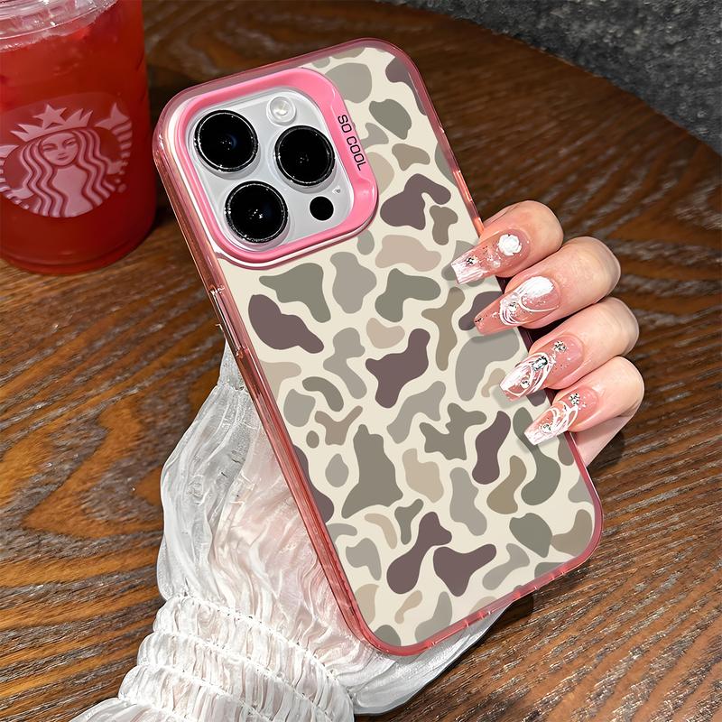 Camo Pattern Shockproof Phone Case for iPhone 7 8 X XS 11 12 13 14 15 16 17 Pro Max Plus 16E Air XR Protecitved Cover Vintage Sitka Camouflage Magsafe