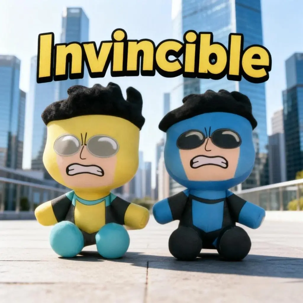 25cm Invincible Mark Grayson Plush Doll Anime Action Figure Stuffed Toy Soft Cartoon Model Pillow For Kids Birthday Present