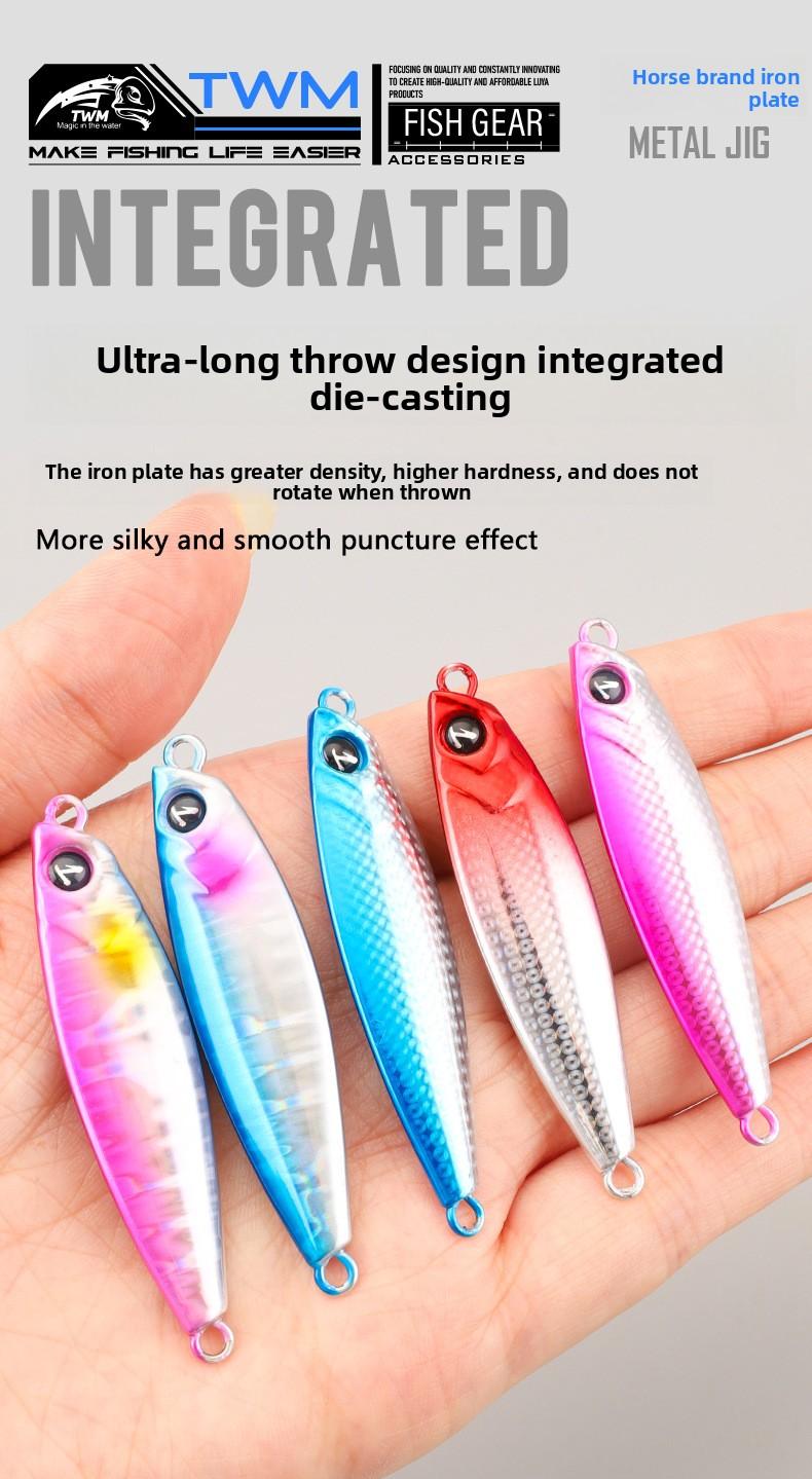 TWM Ma Brand Long-Throw Floating Lure Metal Lure Bait for Freshwater and Sea Fishing, Fishing Tackle for Pike and Mackerel