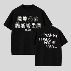 2026 New Model 100% Cotton [European Size] Slipknot Banda Rock Nu Metal T-shirt High Quality 2025