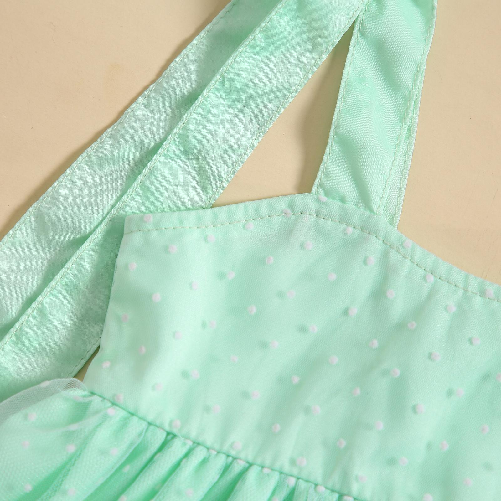 Toddler Baby Girl Princess Boho Dress Sleeveless Spaghetti Strap Swiss Dots Ruffle Tulle Dress Little Girls Summer Outfit Toddler Baby Girl Princess Boho Dress Sleeveless Spaghetti Strap Swiss Dots Ruffle Tulle Dress Little Girls Summer Outfit