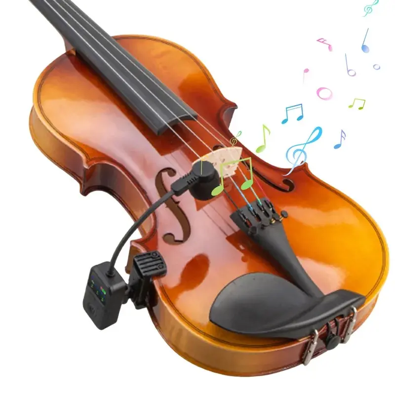 Violin Performance Wireless Microphone Rechargeable Professional Sound Pickup for Violin Saxophone Brass Wind Instrument
