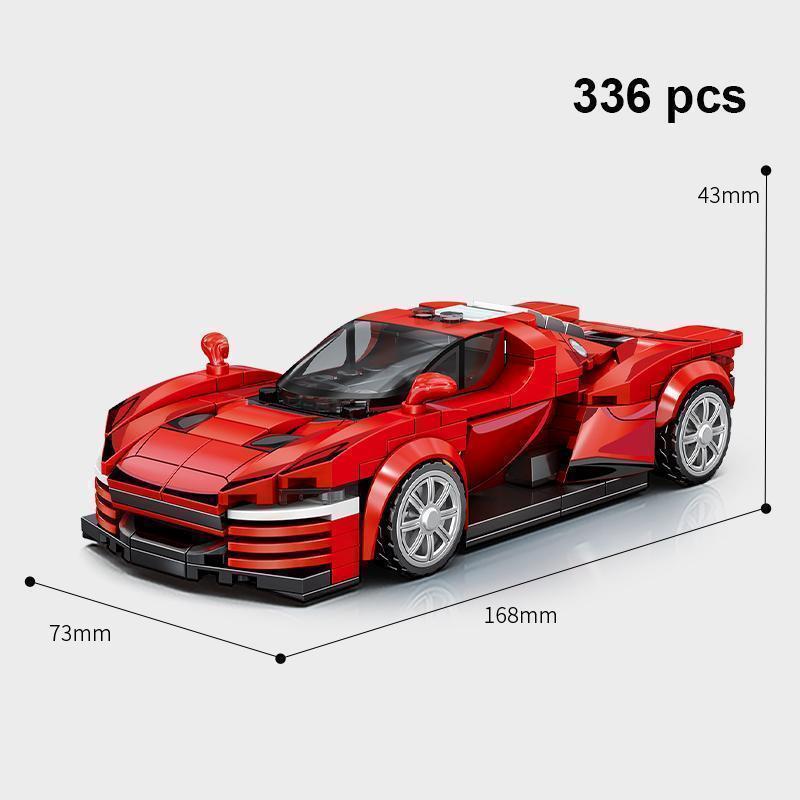 Technical Car City Speed Champion Racing Car Building Blocks Sports Car Garage Carro Rennau Voiture MOC Creative Vehicle Toys