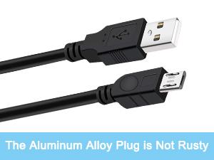 2 Pack 10Ft Controller Charging Cable for PS4, Play and Charge Micro USB Charger High Speed Data Sync Cord for Sony PlayStation 4 PS4 Slim/Pro Controller, Xbox One S/X Controller, Android