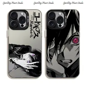 Cool Code Geass Lelouch Phone Cases For iPhone 17 16 15 14 13 12 Promax Pro Plus Air IMD Mattle Multicolor Anti-Drop Cover Trendy Luxury Aesthetic Shells Daily Accessory Gift