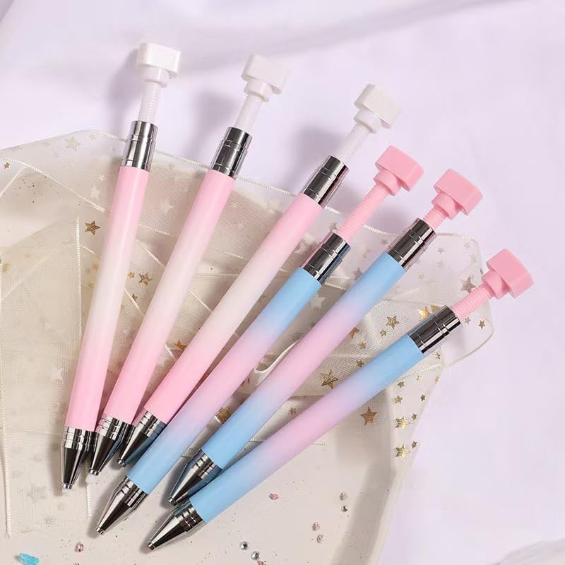 Rhinestone Picker Tool, Refillable Wax Pen with 3 Additional Wax Refills, Rhinestone Pickup Tool for  and   Art