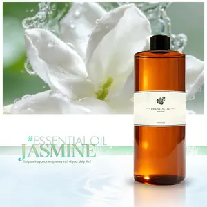 500ML 30% Jasmine Essential Oil Refill, Long-Lasting Aromatic Therapy Oil for Diffusers, Home Fragrance Liquid Supplement