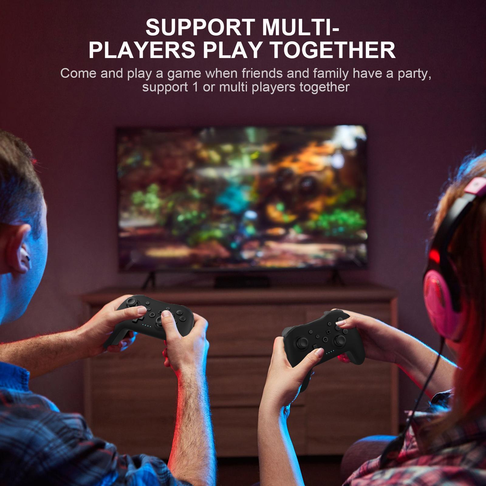 Wireless Controller, BT Gamepad, Esports Controller, Wireless Joystick for Nintendo Switch PC PS3 TV