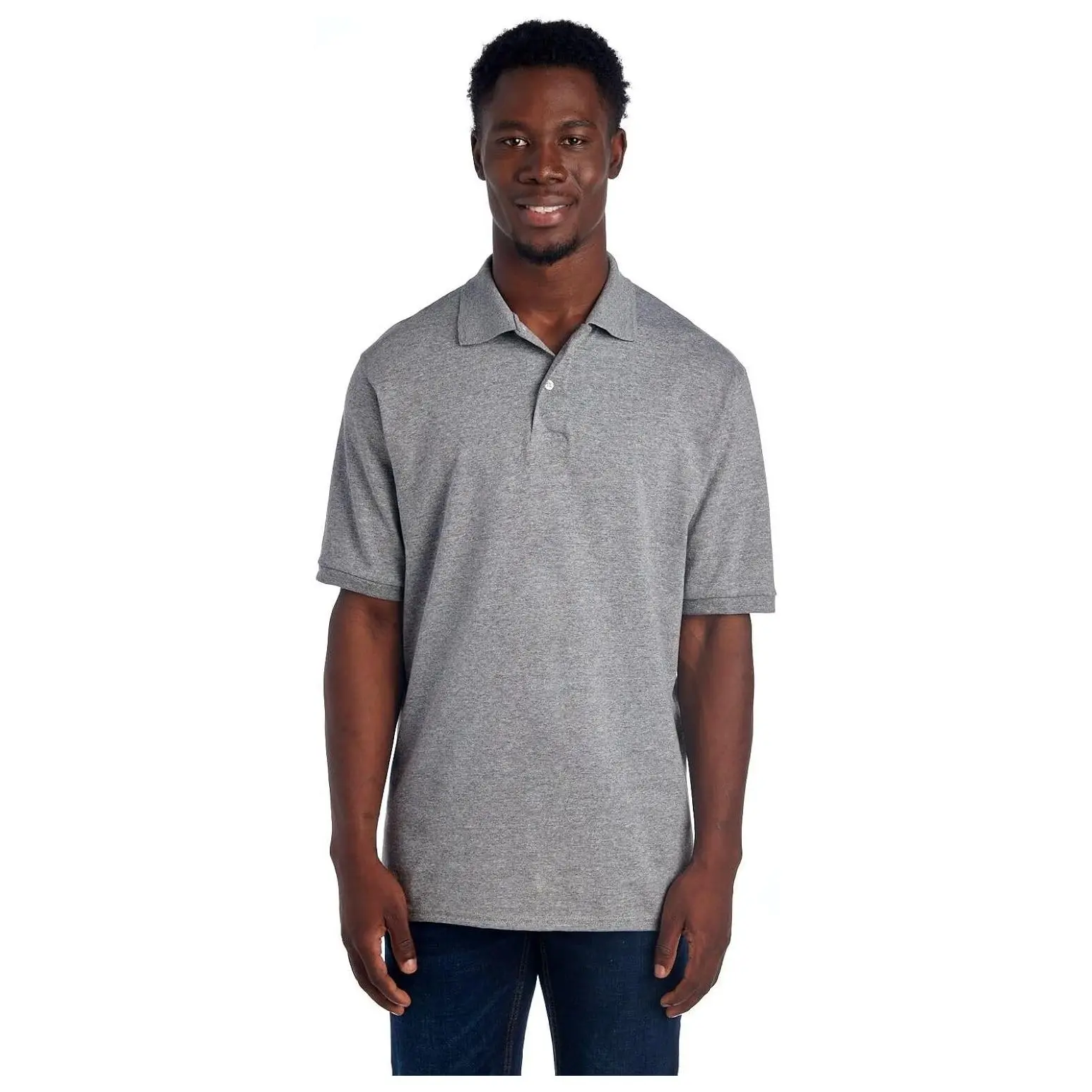 Men's Short Sleeve Stain Resistant Polo Shirts, Sizes S-5XGift