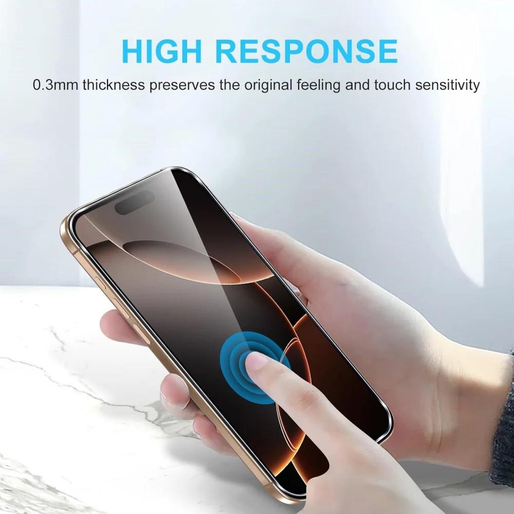 1~5PCS HD Tempered Glass For iPhone 16 17 Pro Max 17e 16e 15 14 13 12 Screen Protector Film For iPhone 11 13 Mini Glass