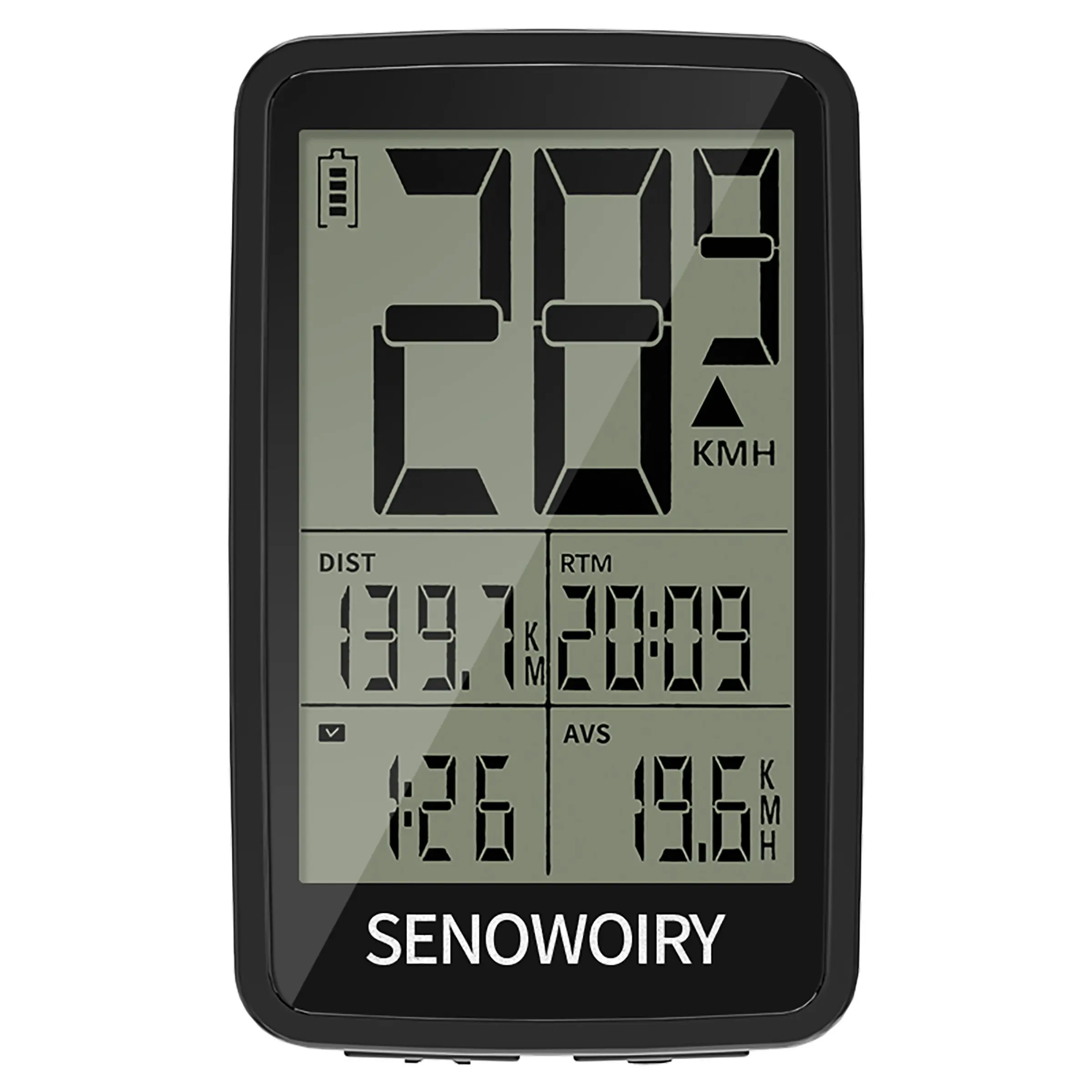 Bicycle Cycling Computer, Multi-Function Waterproof Mountain Bike GPS, Night Back Screen Wireless Mileage Meter, Rechargeable Speedometer