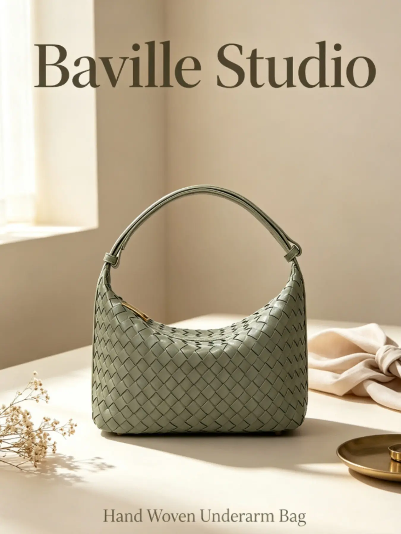 Women's Handmade Woven Crossbody Shoulder Bag, Unique Design Commuter Clutch, Elegant PU Material, All Seasons Plain Pattern, Elegant Shoulder Purse, Crossbody Purse Handbags