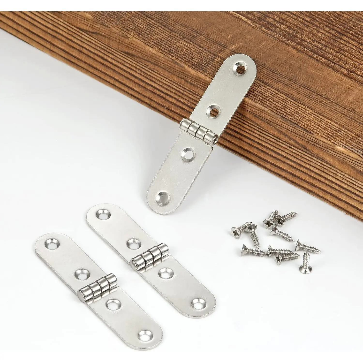 20 count Satin  Mini Hinges for  Box Bird House  Crafts | Antique mini hinges, smooth opening,  for wooden  boxes,  crafts and small furniture projects.