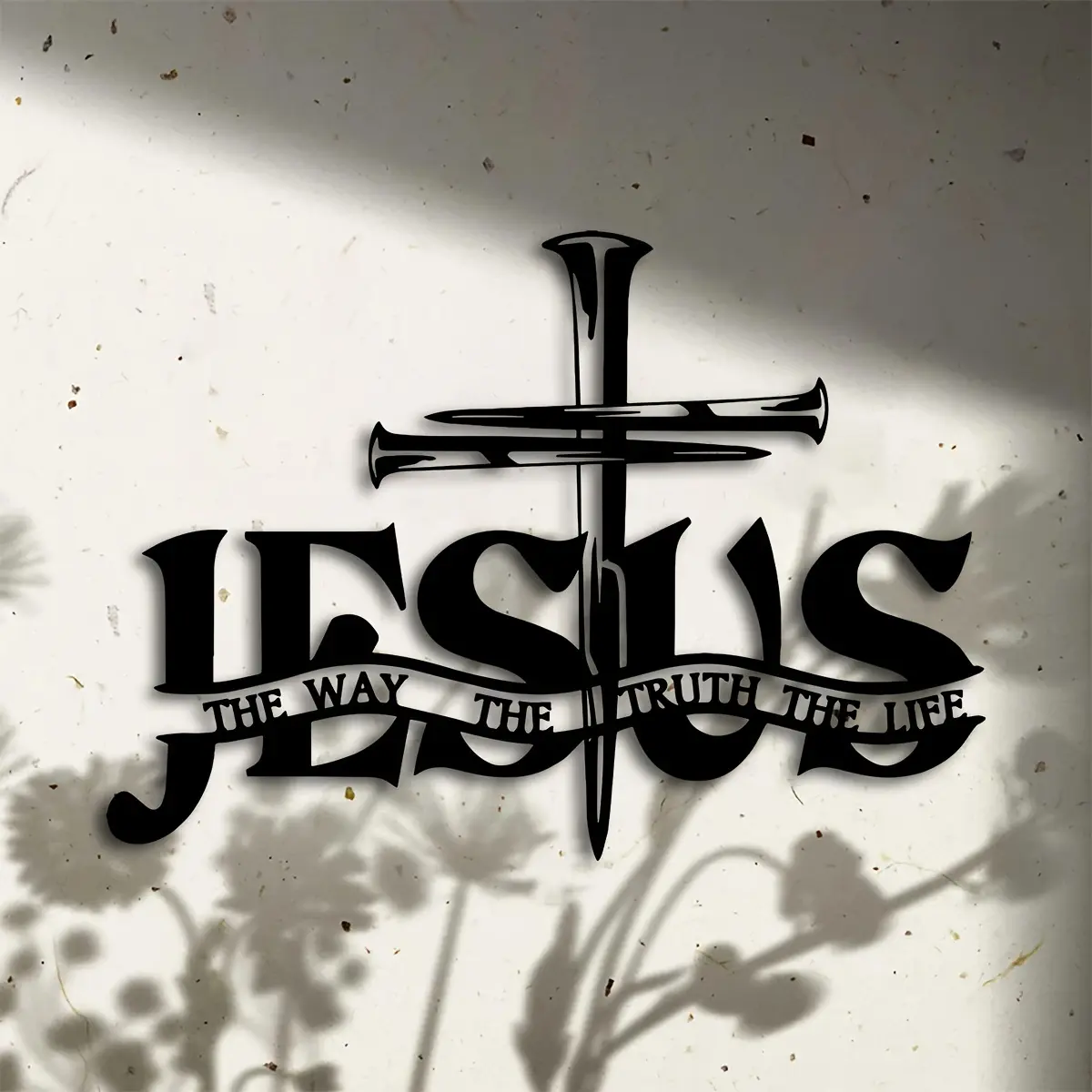 1 piece, Jesus metal wall decoration, religious prayer hand faith metal wall decoration, Jesus cross wall decoration, home decoration and gifts, God faith decoration, Jesus enthusiasts, Christian decoration, Christian gifts