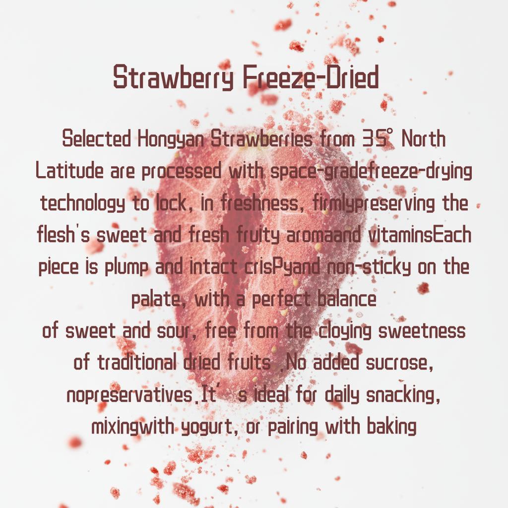Freeze Dried Strawberries, 25g x 6 Packs, Crispy Natural Fruit Snacks, No Added Sugar, Gluten-Free, Non-GMO, Perfect for Travel & On-the-Go Dry