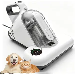 Bed Vacuum Cleaner,  Dust Sensor, HEPA Fil, 16Kpa  Suction & 35000 RPM Tapping, 131?F Heat, 5-in-1 Deep Cleaning Mattress Vacuum Cleaner UV for Bed/Couch/ (Corded)