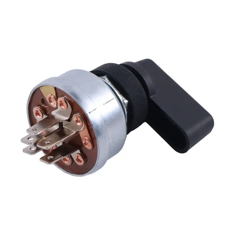 FridayParts 4-Position 5-Way Aftermarket Miller 217680 207073 Ignition Switch with Handle & Dust Grommet without Key