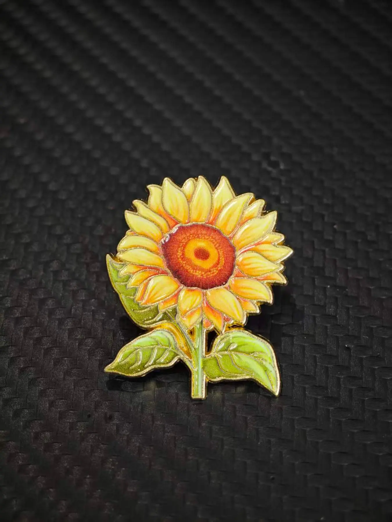 1Pcs Bright Sunflower Enamel Pin Happy Flower Brooch | Positive Vibes Backpack Pin | Cheerful Gift for Her | Cottagecore | Floral Brooch