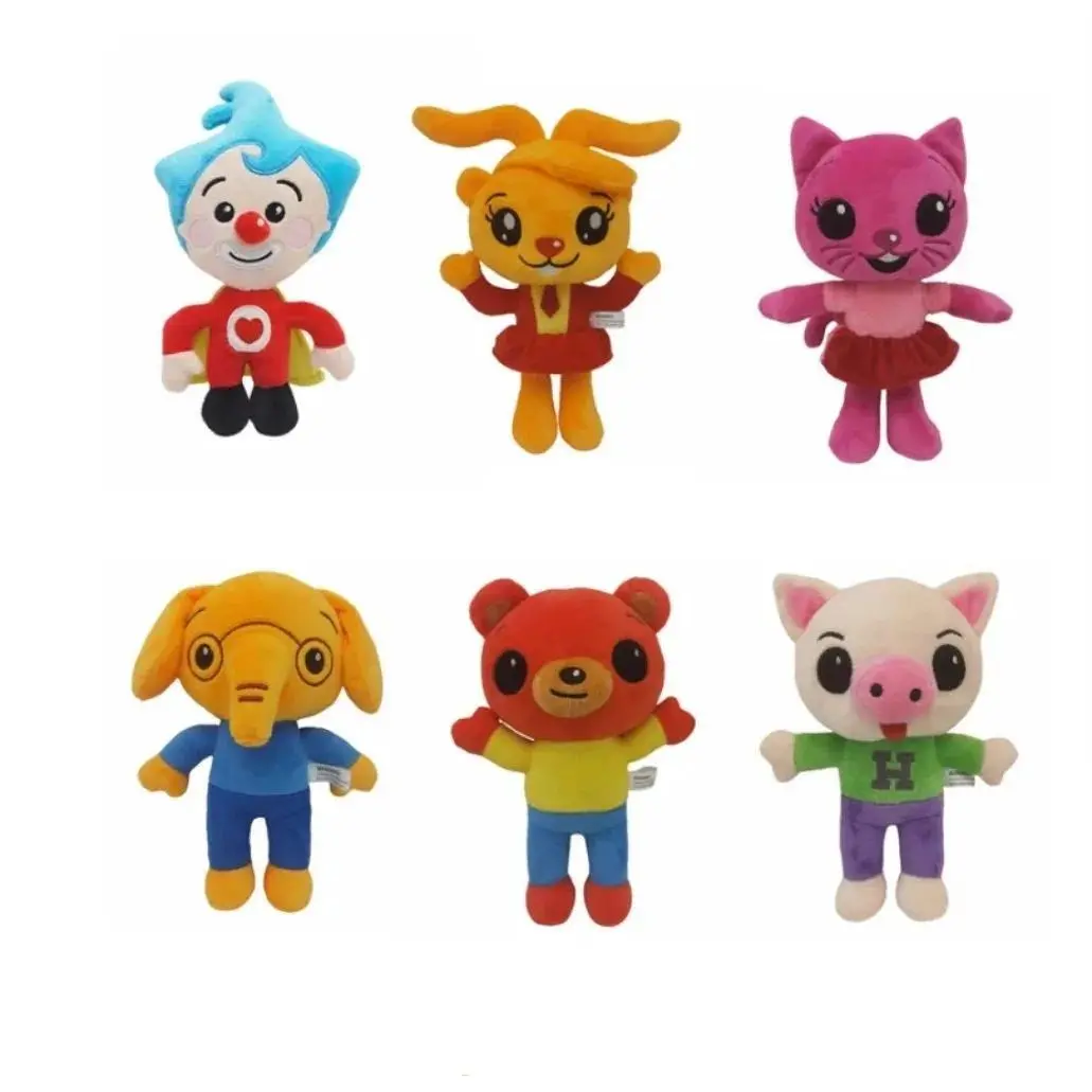 2026 Plim Clown Plush Toy Doll Kawaii Cartoon Anime stuffed Plush Toys Doll Soft Clown Plush Toy Birthday Gift For Kid Children
