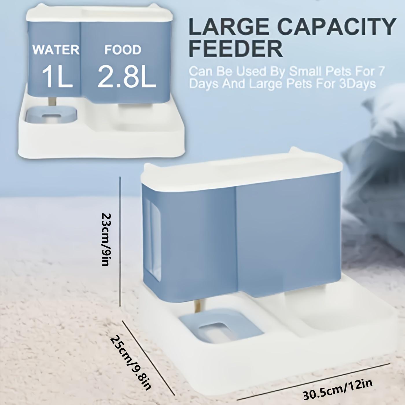 Automatic Pet Feeder & Water Dispenser, Pet Feeding Supplies, Pet Feeder, Dog & Cat Accessories, Dog & Cat Feeding Supplies