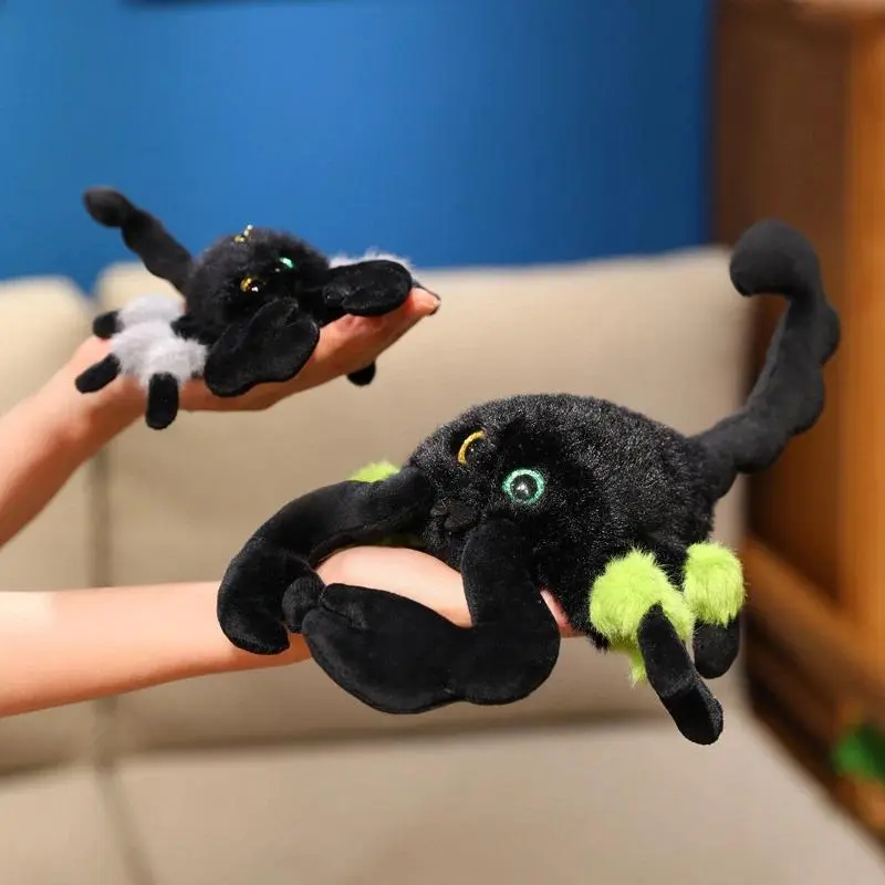 20cm Kawaii Scorpion Soft Plush Toy - Handmade Doll, Creeping Pendant, Adventure Enthusiast Gift, Halloween Decor, Unisex, Keep Away From Fire Warning