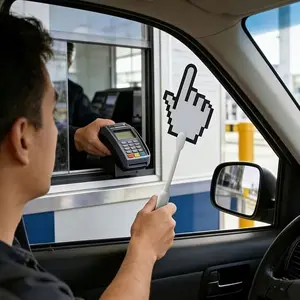 1pc Printed Magic Wand Touch Payment, Pixel Hand Shape Finger Stick, Contactless Payment Card Holder, Ideal for Swipe Payment Scenes
