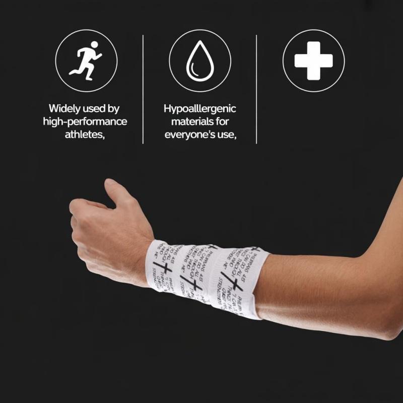 Cross Tape Christian Athletic Tape Sports Wrap 2in x 23ft Jesus Cotton Wrist Wrap for Soccer Football Baseball Gymnastics Boxing Christian Church Gifts