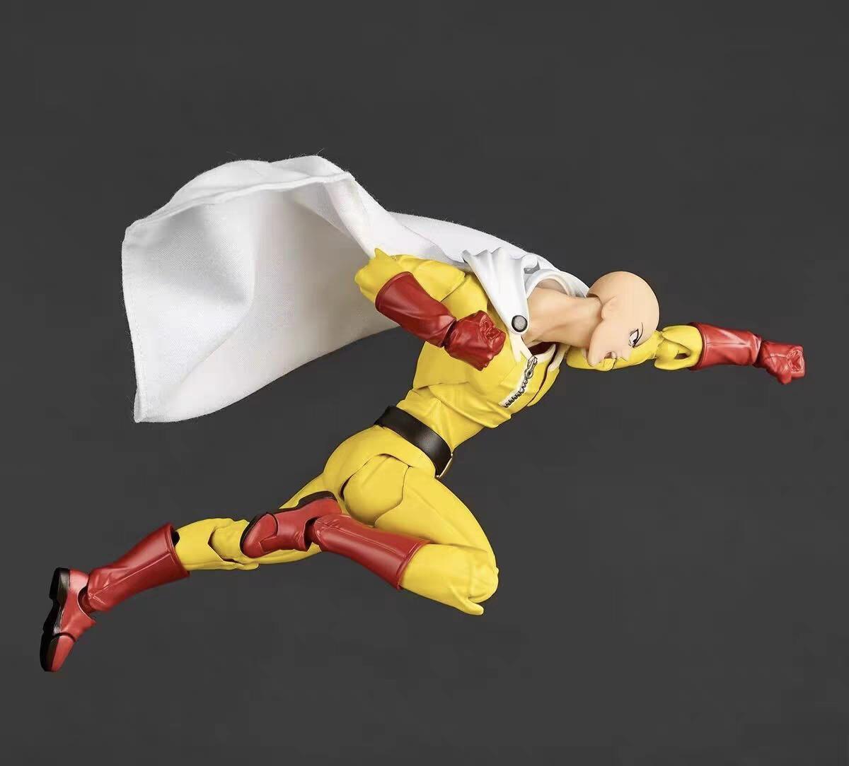 Original Kaiyodo One Punch Man Articulated Action Figure Model Toys Saitama Amazing Yamaguchi Revoltech Saitama Anime Collection