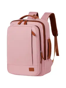 Large capacity backpack with laptop compartment, travel school bag, adjustable shoulder straps and handle design, backpack/shoulder bag | stylish design, travel backpack, large capacity commuter bag
