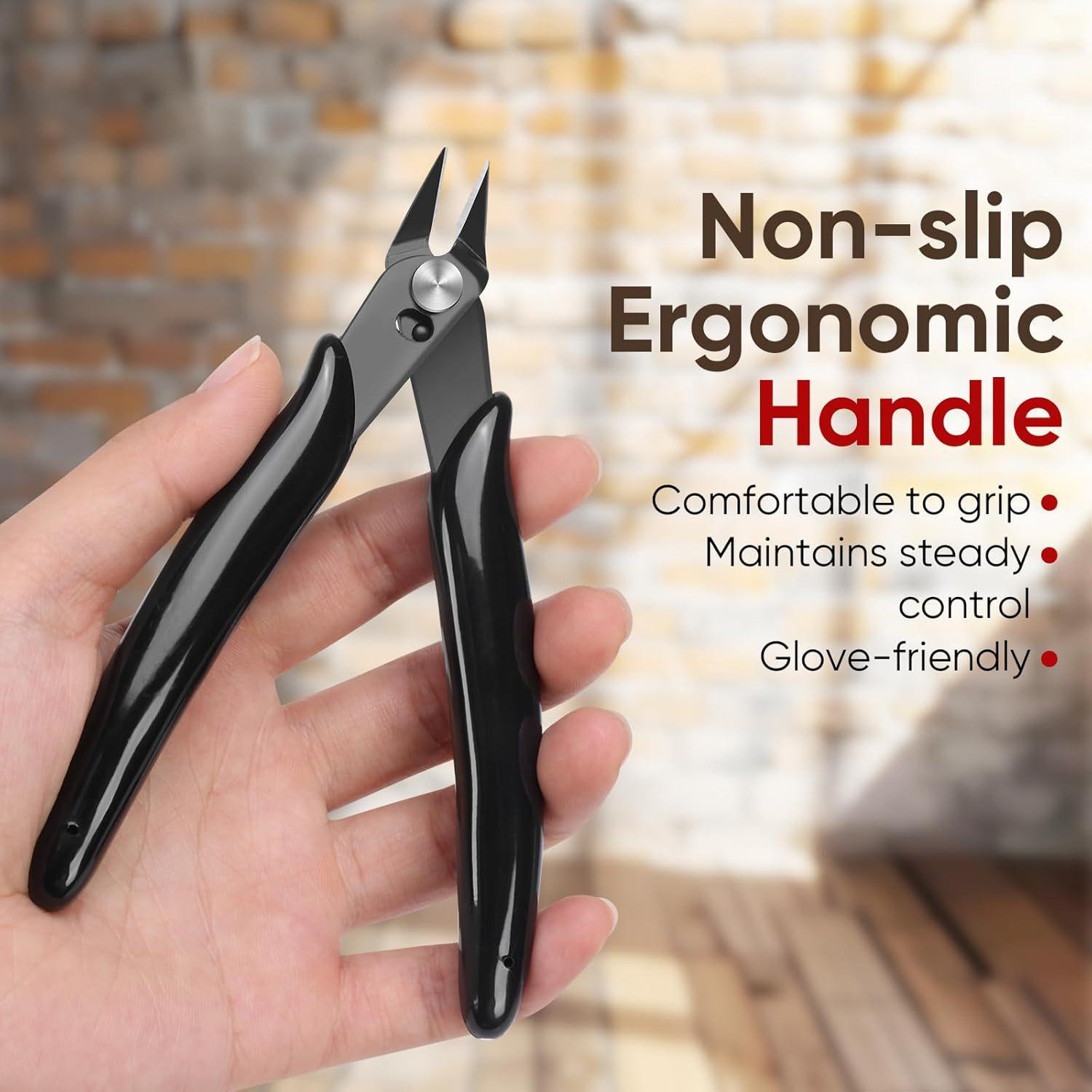 electronic scissors, diagonal pliers 5inch Mini atomizer DIY diagonal pliers for plastic parts basin wrench brushless impac household maintenance sink  storage box pipe organizer rack bathroom plumbing installation hardware design knob spreader knuckle