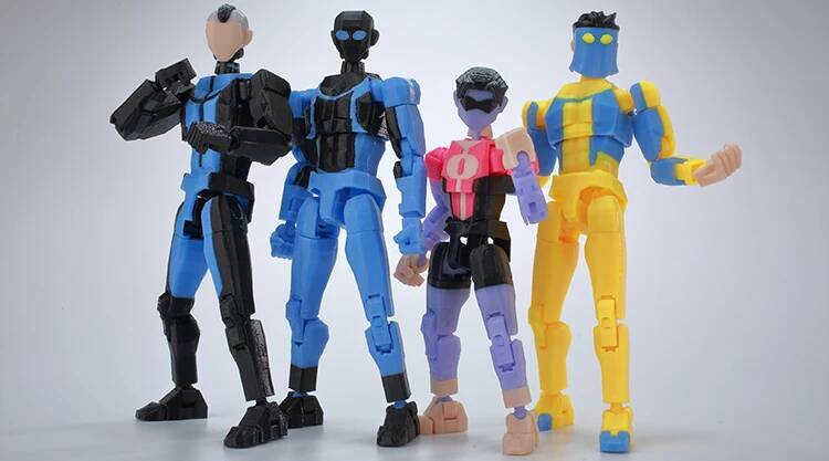 9L3D Printed Superheroes Invincible 2.0 Anime Multi-Jointed Shapeshift Toys Action Figures Mannequin Model Ornaments Gifts