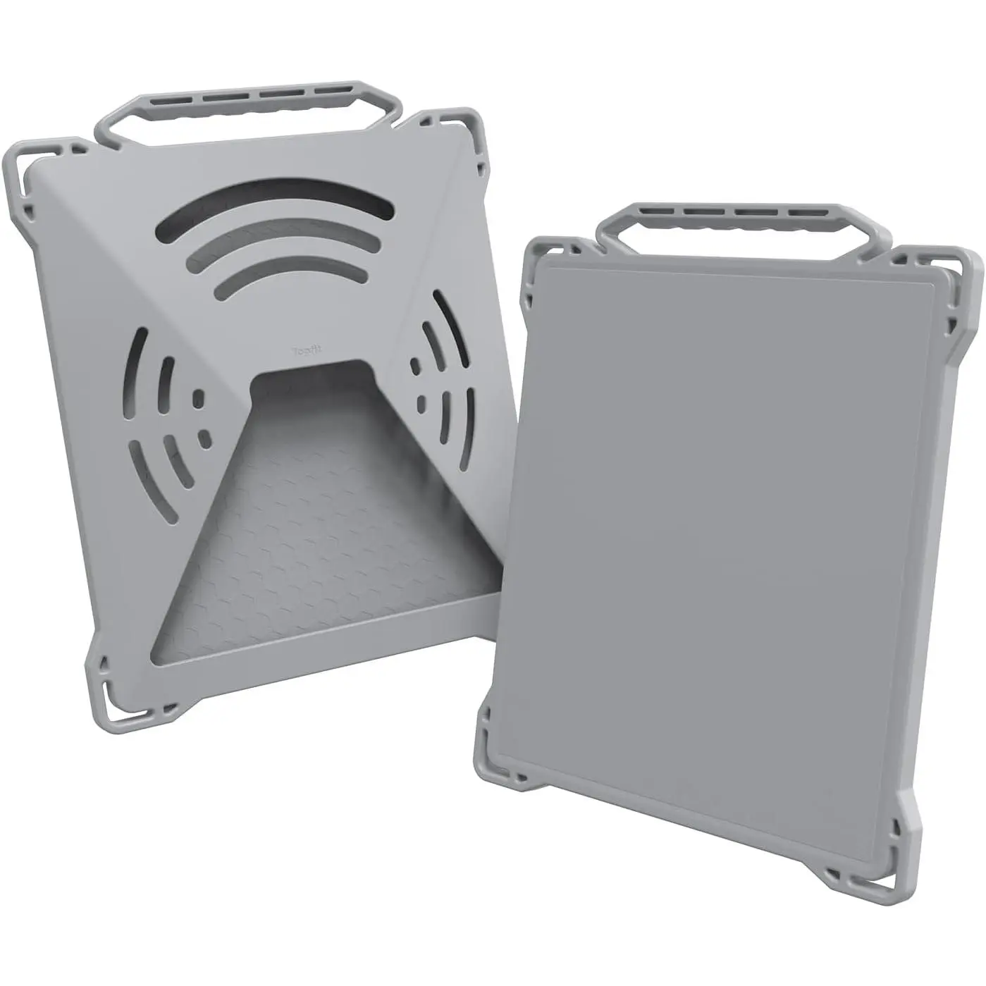 for Starlink Mini Protective Cover,  Rain Dust Weather Protection Case with Carry Handle and  Hook for Starlink Standard Mini,  Shockproof Hexagonal Design, Easy Install Grey