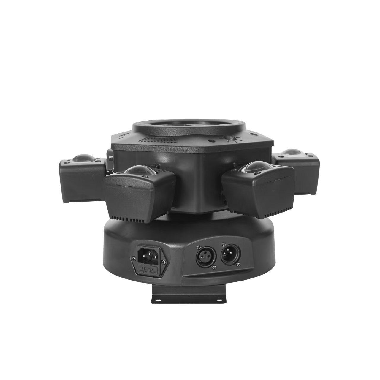 150W Moving Head DJ Lights 6 Arms Party Lights RGBW 6-IN-1 LED Stage Lights with Strobe Beam & Remote Control DMX512 for Wedding Party Disco KTV Event