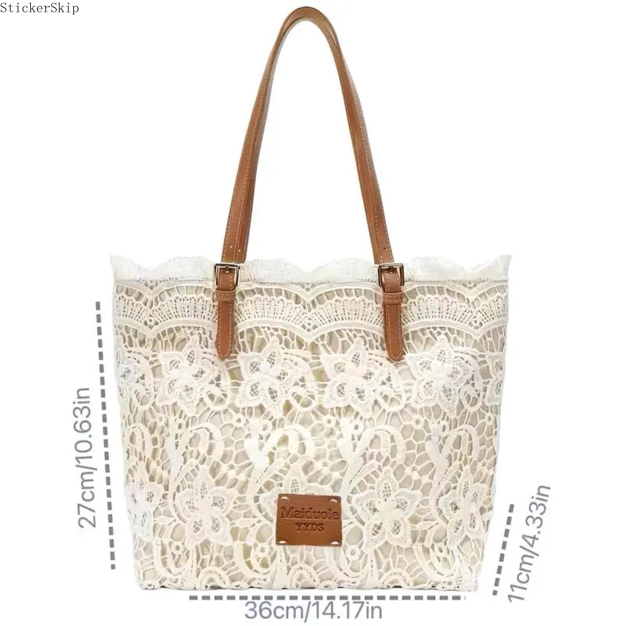 2026 NEW Vintage Lace Kiss Lock Shoulder Bag for Women, Elegant Crossbody Bag with Adjustable Strap, Lightweight Fashion Purse for Daily Use, Party, Wedding and Travel